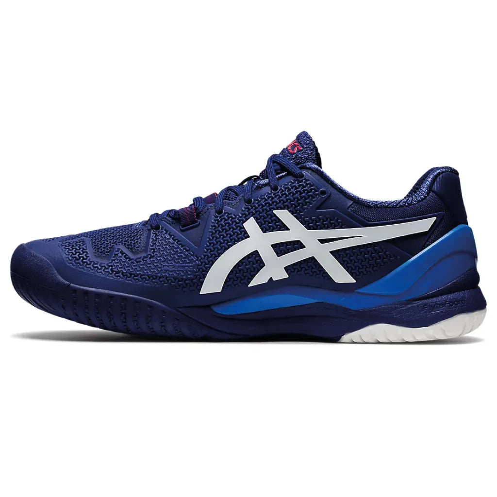 Tenis Asics Gel Resolution 8 Clay Dive Blue/White