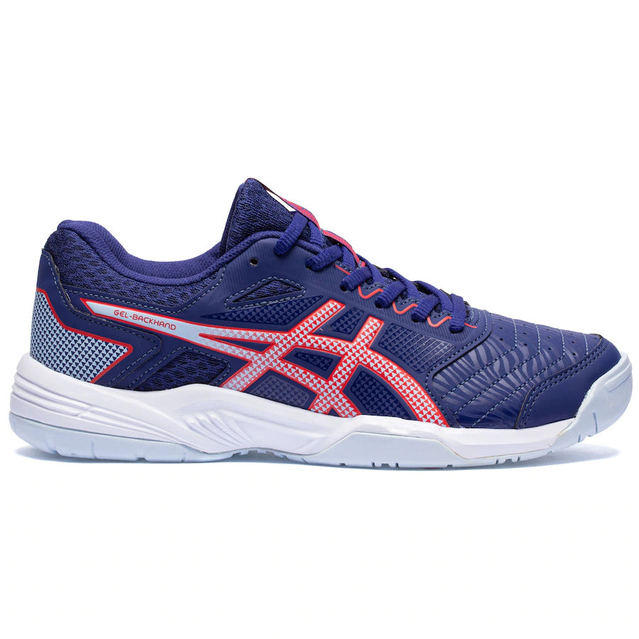 ASICS GEL BACKHAND DIVE BLUE RED/ALERT