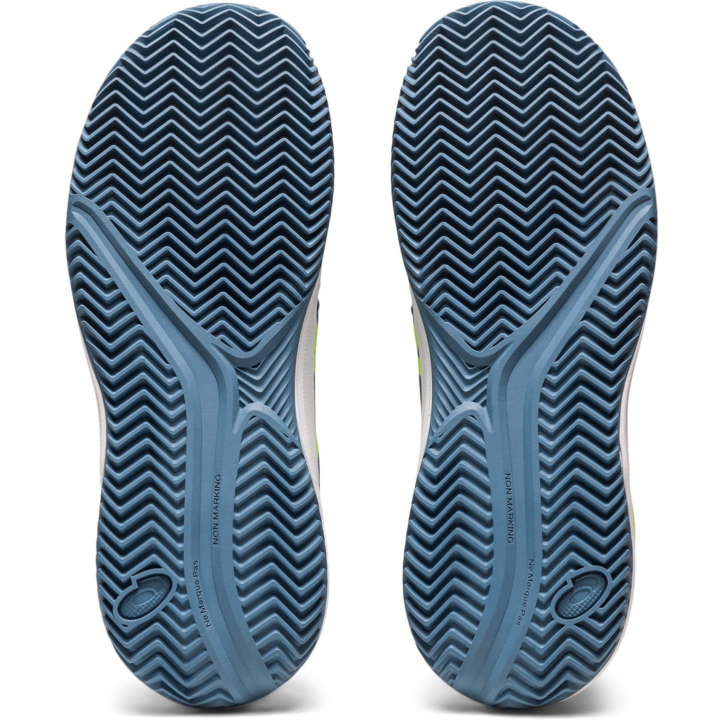 ASICS GEL RESOLUTION 9 GS CLAY STEEL BLUE/HAZARD GREEN