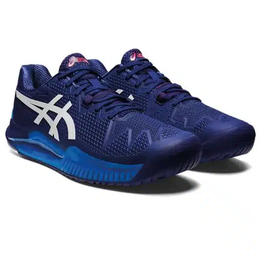 Tenis Asics Gel Resolution 8 Clay Dive Blue/White
