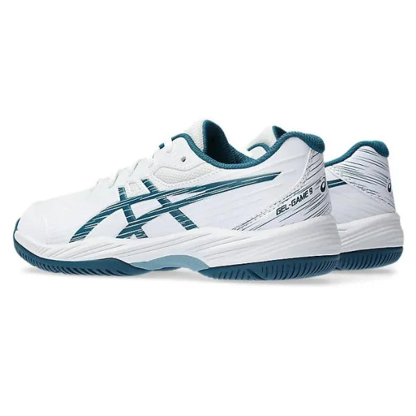 ASICS GEL GAME 9 GS WHITE RESTFUL TEAL