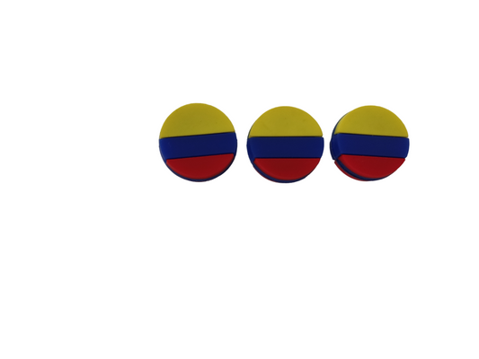 ANTIVIBRADORES CICULAR BANDERA DE COLOMBIA